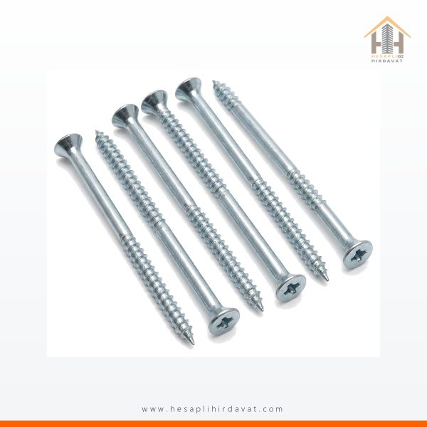 Sunta Vidası 6x150 mm Havşa Başlı Uzun Vida 6 Adet