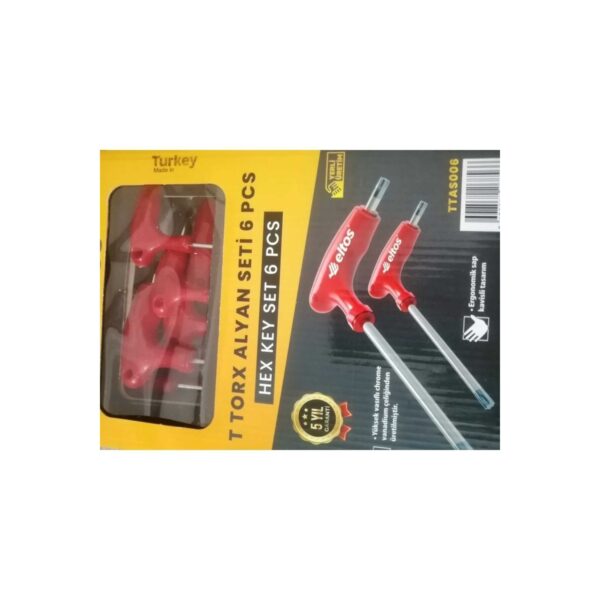 T Torx Alyan Seti 6 Pcs