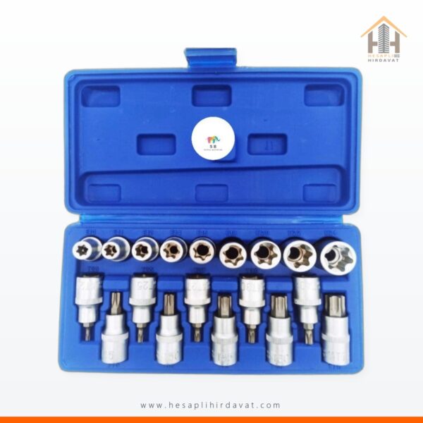 Torx Lokma Takımı 19 Parça 1/2 E Lokma & Torx Lokma Takımı Orjinal Ürün München Marka