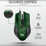 Trust GXT 781 Rixa Camo Oyuncu Mouse + Mouse Pad
