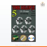 Hortum Kelepçesi Tork Ayarlı 13x19 mm Paslanmaz Çelik Boru Metal Kelepçe Ayarlanabilir klips 5 ADET