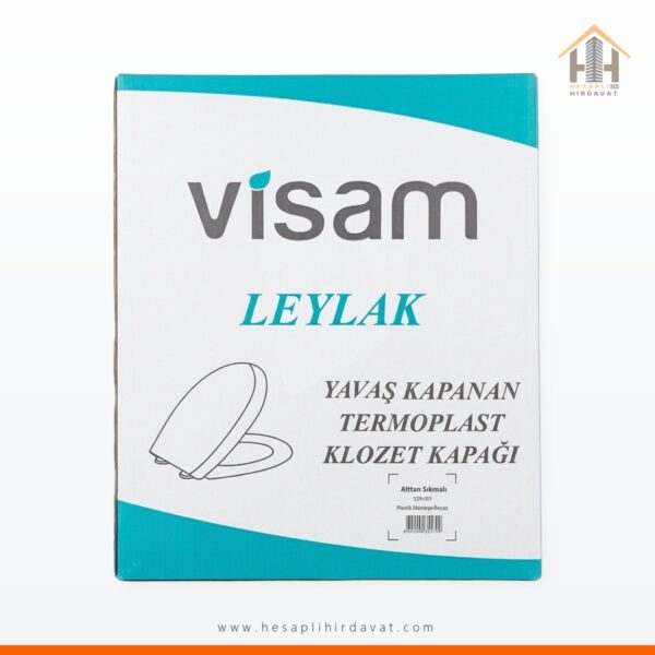Visam Leylak Yavaş Kapanan Termoplast Klozet Kapağı Alttan Sıkmalı
