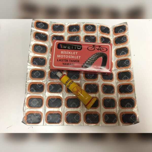 Wetto Lastik Yama Seti 48 ADET YAMA + YAPIŞTIRICI TÜP