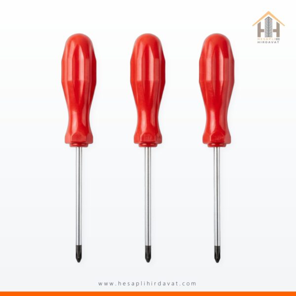 Yıldız Tornavida 3 x 80 mm Kırmızı Saplı